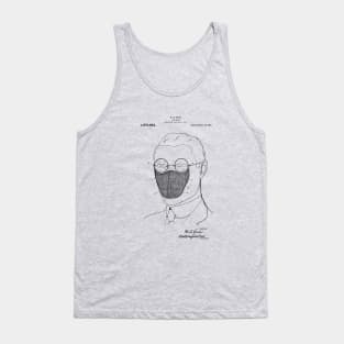 Coronavirus Face Mask Man Tank Top